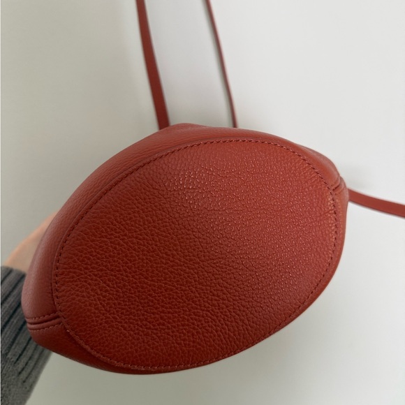 Liffner Belted Bucket Bag in Rust - Picture 6 of 6